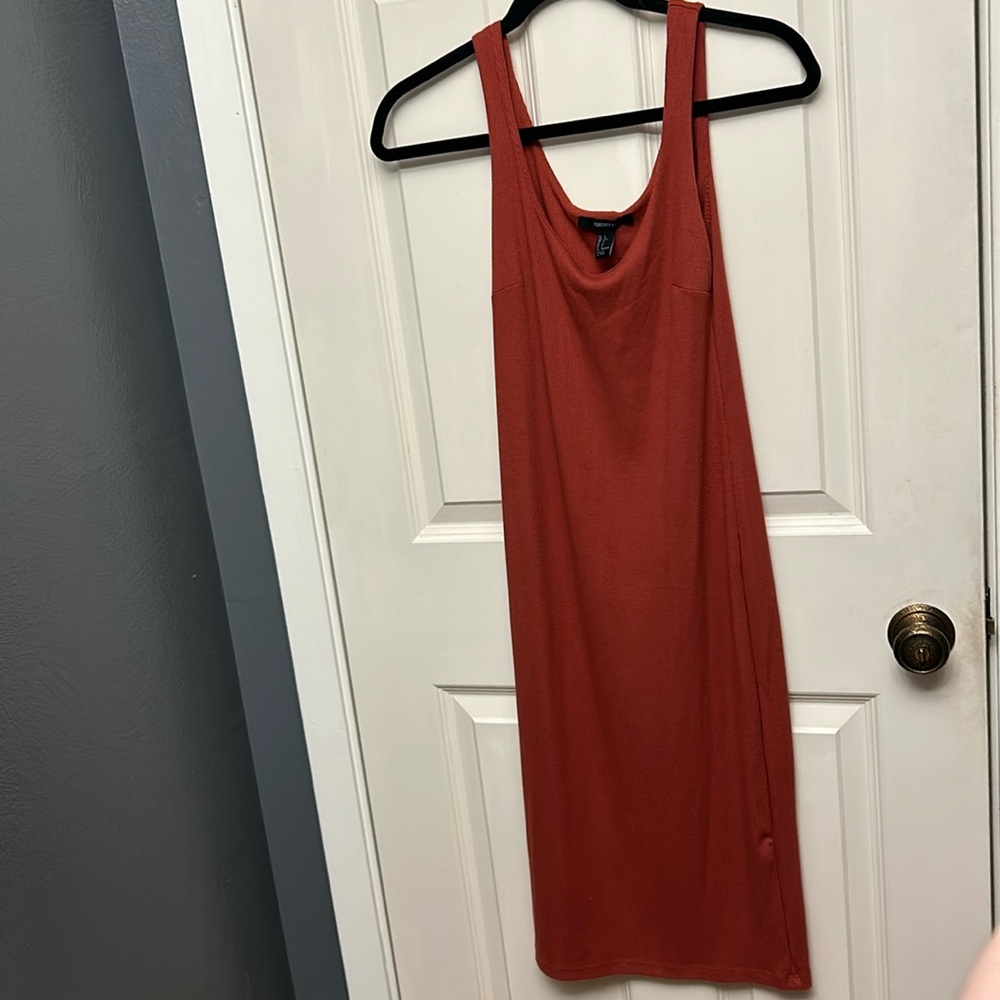 Burnt orange midi dress, perfect for Fall! - Picture 1 of 2